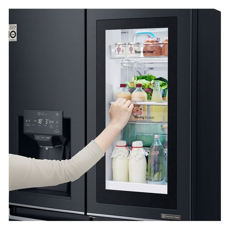 قابلیت اینستاویو یخچال ساید بای ساید ال جی مدل x29