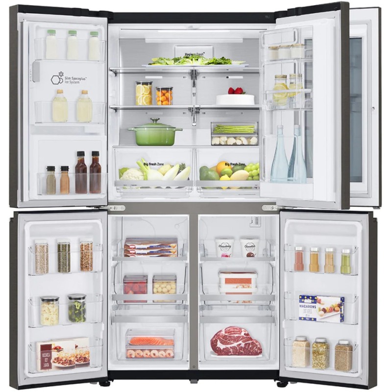 یخچال فریزر ال‌جی مدل GR-X24FMKBL — نمای ۳