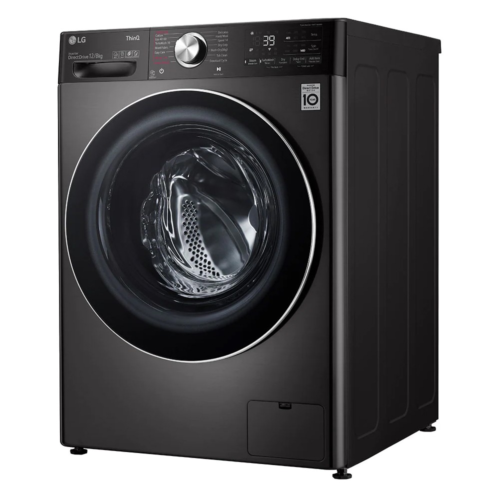 ماشین لباسشویی ال‌جی مدل WDV1260BRP — نمای ۲