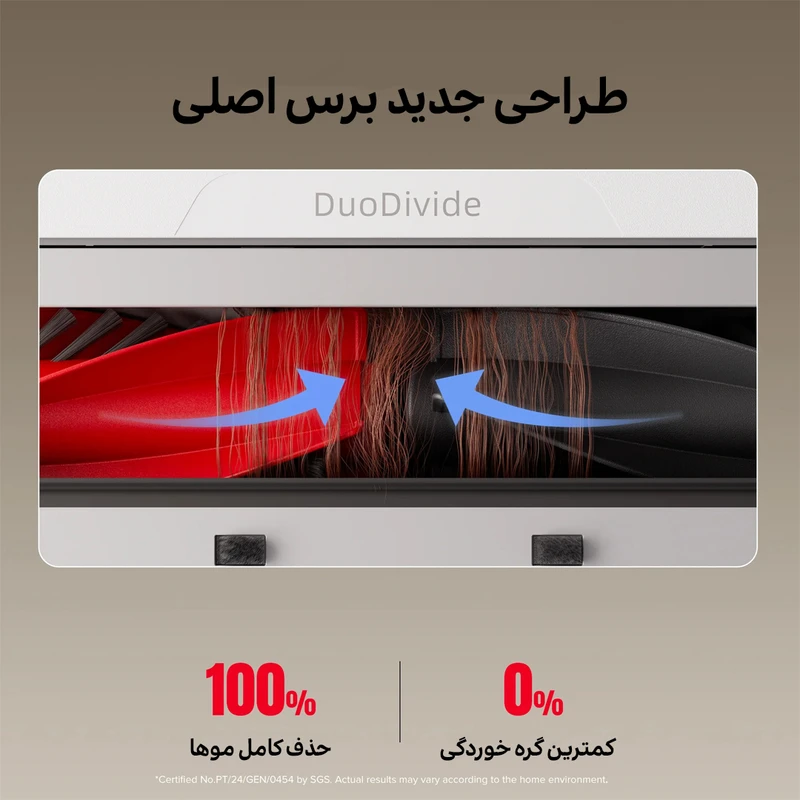 جارو رباتیک روبوراک مدل Qrevo Curv 5A1 — نمای ۷