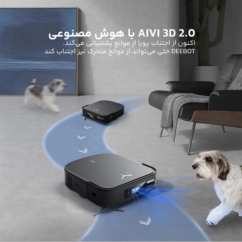 جاروبرقی اکووکس مدل X2 COMBO — نمای ۵